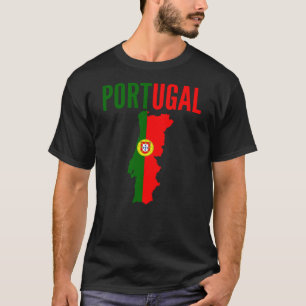 Portuguese Gift - Portugal Map T-Shirt