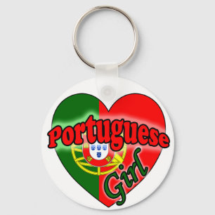 Portuguese Girl Key Ring