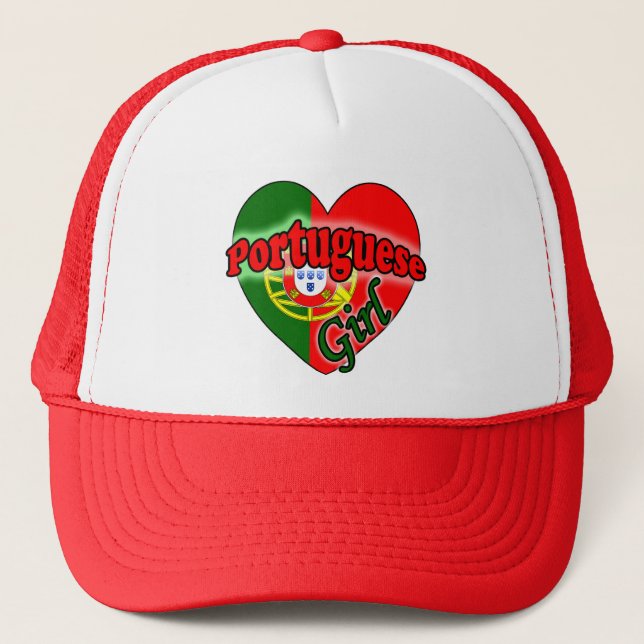 Portuguese Girl Trucker Hat (Front)