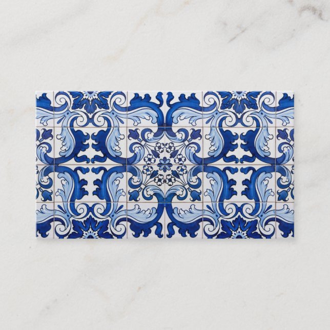 Portuguese Glazed Tiles Business Card (Front)
