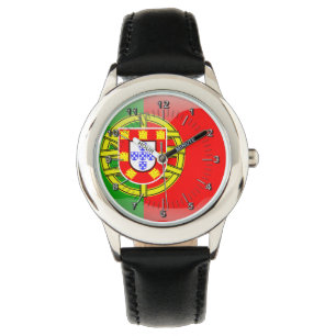 Portuguese glossy flag watch
