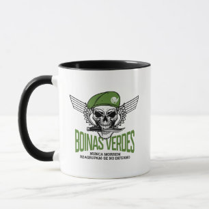 Portuguese Green Beret Skull Paratrooper  Mug