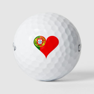 Portuguese heart golf balls