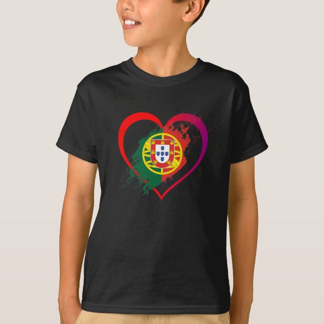 Portuguese heart T-Shirt (Front)