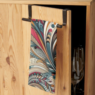 Portuguese Kitchen Towels watercolor floral trendy