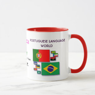 Portuguese Language World Mug