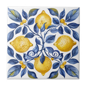 Portuguese Lemon Mediterranean Tile