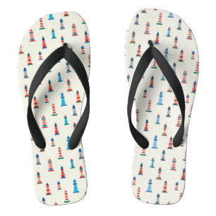 Portuguese Lighthouse Flip Flops   Coastal Portuga