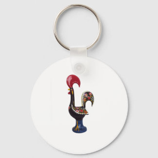 Portuguese Lucky Rooster Key Ring