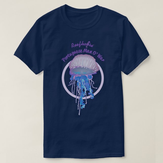 Portuguese Man O War T-Shirt (Design Front)