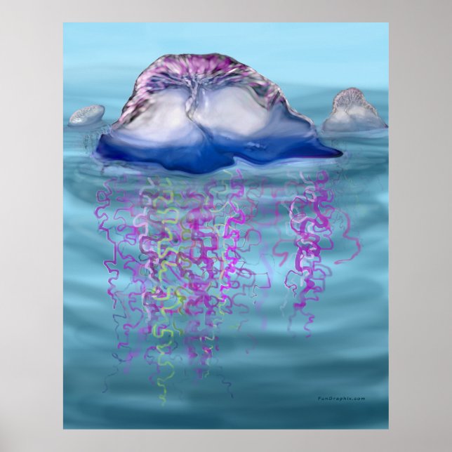 Portuguese man-of-war poster (Front)