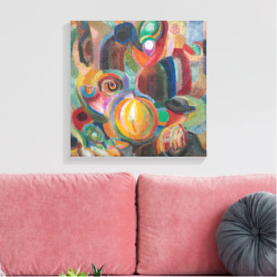 Portuguese Market Sonia Delaunay-Terk Canvas Print
