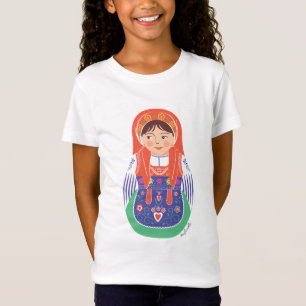 Portuguese Matryoshka Girls T-Shirt