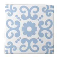 Portuguese Mediterranean Light Blue White 2