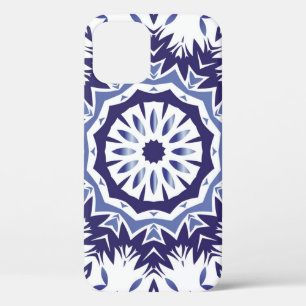 Portuguese ornamental azulejo ceramic. Minimal des iPhone 12 Case