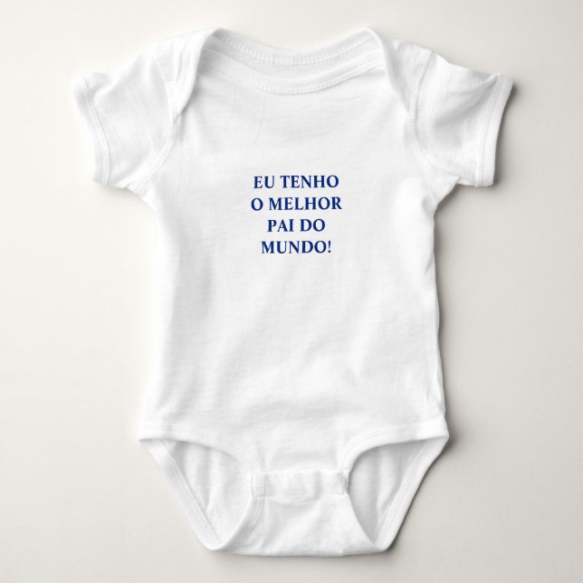 Portuguese "Pai" baby bodysuit (Front)