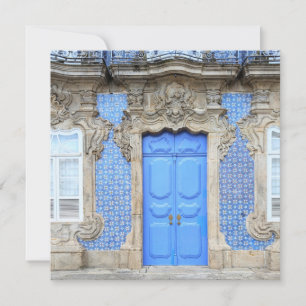 Portuguese Palace Door Holiday Card