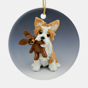 Portuguese Podengo Dog Ceramic Ornament