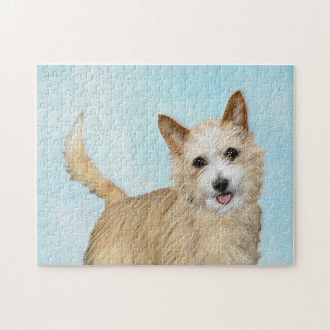 Portuguese Podengo Pequeno Painting - Original Art Jigsaw Puzzle (Horizontal)