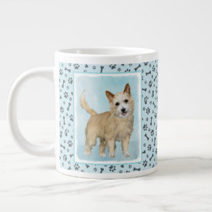 Portuguese Podengo Pequeno Painting - Original Art Large Coffee Mug