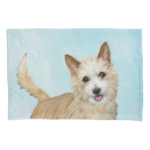 Portuguese Podengo Pequeno Painting - Original Art Pillowcase