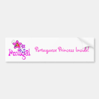 Portuguese Princess Inside Bumper Sticker