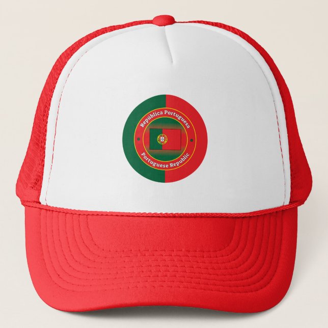 Portuguese Republic Trucker Hat (Front)