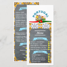 Portuguese Restaurant Menu