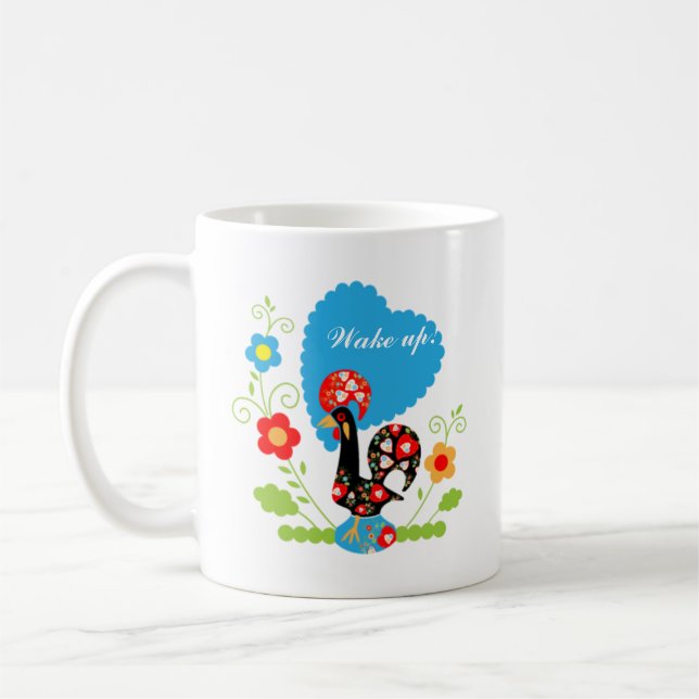 Portuguese Rooster Coffee Mug (Left)