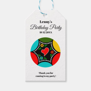 Portuguese Rooster colours Gift Tags
