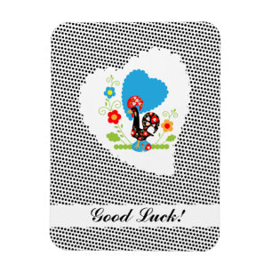 Portuguese Rooster Flexible Magnet