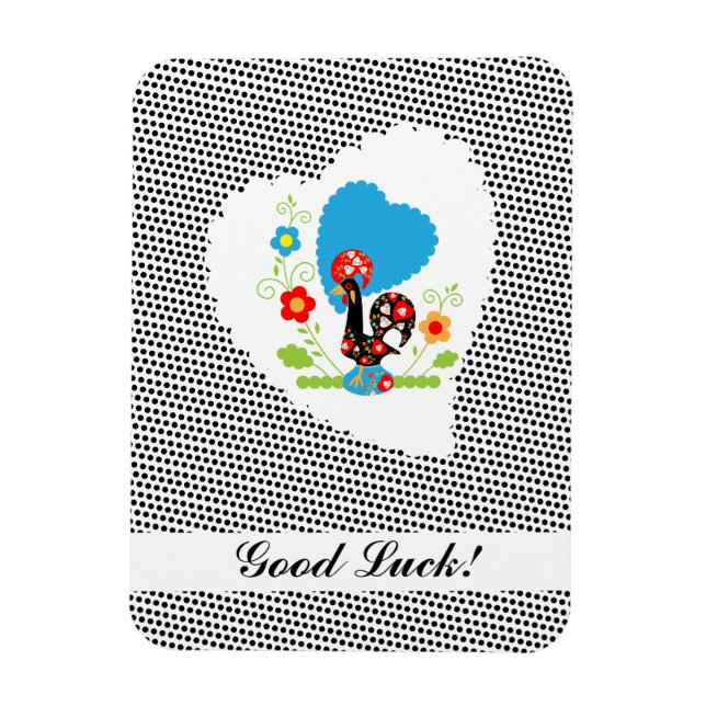 Portuguese Rooster Flexible Magnet (Vertical)