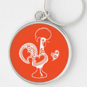 Portuguese Rooster Good Luck - Boa Sorte Key Ring