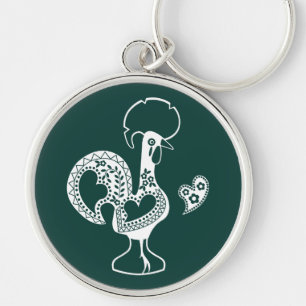 Portuguese Rooster Good Luck - Boa Sorte Key Ring