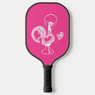 Portuguese Rooster Good Luck - Boa Sorte Pickleball Paddle