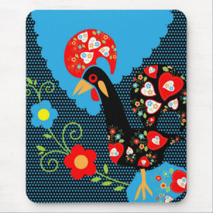 Portuguese Rooster Mouse Mat