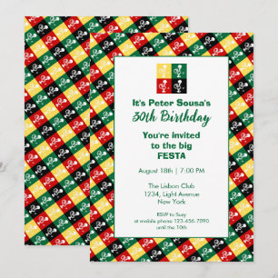 Portuguese Rooster of Barcelos Birthday  Party Invitation