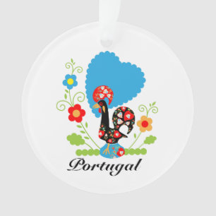 Portuguese Rooster Ornament