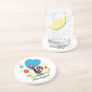 Portuguese Rooster Sandstone Coaster