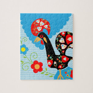 Portuguese Rooster symbol of Portugal Jigsaw Puzzle