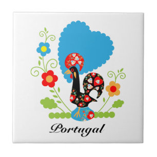 Portuguese Rooster Tile