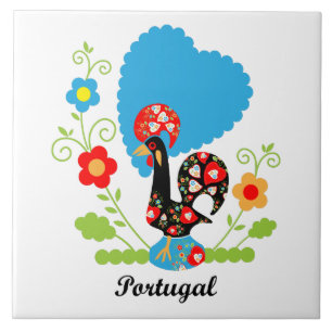 Portuguese Rooster Tile