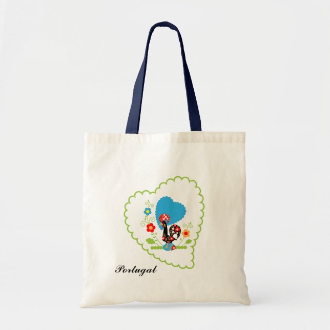Portuguese Rooster Tote Bag (Front)