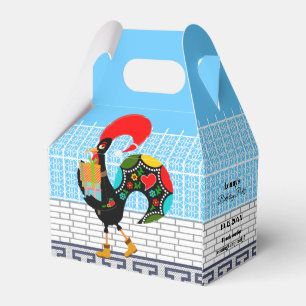 Portuguese Rooster with Birthday Gifts Favour Box