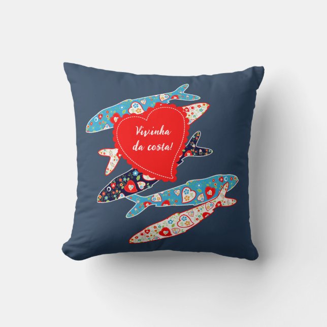 Portuguese sardines cushion (Front)
