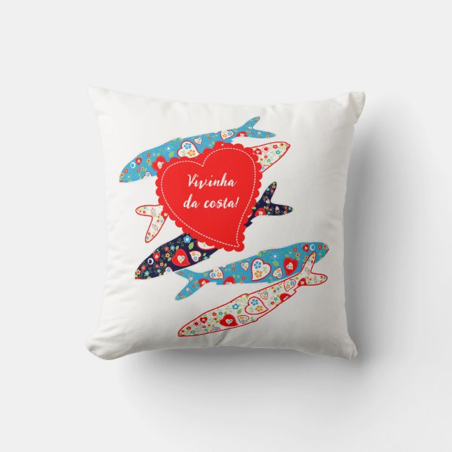 Portuguese sardines cushion (Front)