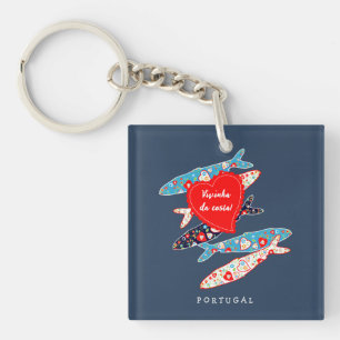 Portuguese sardines key ring