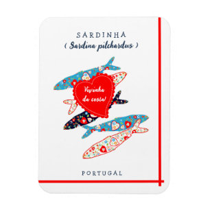 Portuguese sardines magnet