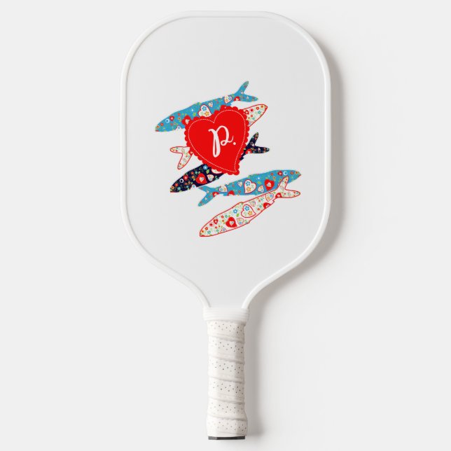 Portuguese sardines pickleball paddle (Front)