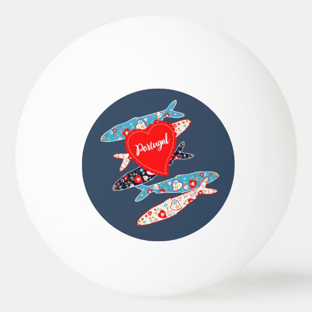 Portuguese sardines ping pong ball (Front)